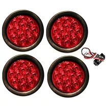 Conjunto De 4 Kl-25108rk Luces Led Redondas De Freno Gi...