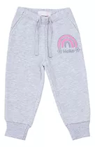 Pantalón De Buzo Bebe  Color Gris Melange Corona