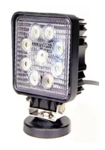 Faro Auxiliar Proyector 9 Led 27w Cuadrado Off Road 4x4 Moto