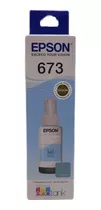 Refil Tinta Epson 673 Ciano Claro L800 L805 L810 L850 L1800