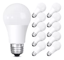 Pack 10 Ampolletas Led E27 15w Luz Fría 6500k Color Blanco Color De La Luz Blanco Frío