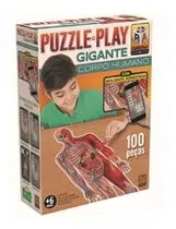 Puzzle Play Gigante Corpo Humano 100 Pecas