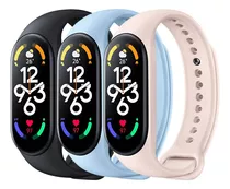 3correas De Silicona Compatibles Con Para Xiaomi Mi Band 5/6