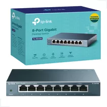 Hub Tp-link Tl-sg108 Expansão De Rede Com 8 Portas Gigabit