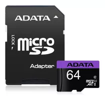 Adata Memoria Micro Sd Hc 64gb Uhs-i Clase 10 Celulares Alta Transferencia Mayoreo Barata Nueva 100% Original Sellada