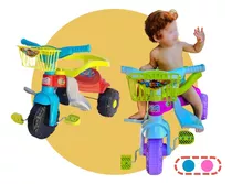 Triciclo Velotrol Infantil Motoca Velocipede Com Haste E Aro