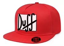 Gorra Plana Snapback Los Simpsons Cerveza Duff 001