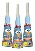 Pack De Silbatos Gallina Pintada 6 Unidades