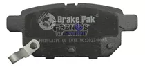 Pastilla Freno Tra Brake Pak Para Suzuki Sx4