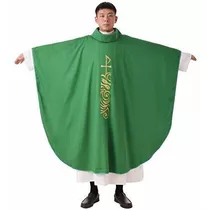 Disfraz Para Hombre Blessume Iglesia Sacerdote Casulla Borda