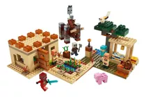 Blocos De Montar Legominecraft The Illager Raid 562 Peças Em Caixa