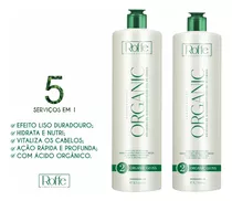 2 Semi Definitiva Roffe Orgânic Alisa Afro Liso Exclusive 1l