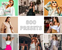 Pack800 Lightroom Presets Praia Festa Selfie Viagens Blogger