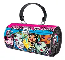 Monster High- Cartera De Metal Mhpu1 Color Violeta Correa De Hombro Negro