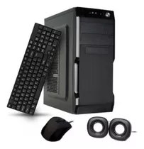 Gabinete Kit Cromax 2801 Fuente 600w Teclado Mouse Parlantes