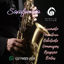 Saxofonista Instrumentista Músico