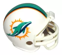 Miami Dolphins Party Pack 8 Micro Cascos Tracker Riddell