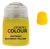 Citadel Colour Contrast Paints Bad Moon Yellow Tinta Amarelo