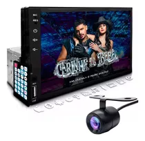 Central Multimídia Mp5 1 Din Bluetooth Usb Espelhamento Cam