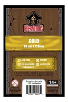 Sleeves / Shields Gold Bucaneiros 82 X 122 P/ Dixit E Outros