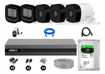 Cámaras Seguridad Exterior Kit 5 Varifocal Full Hd 1tb P2p