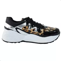 Zapatillas Sneaker Moda Mujer Con Plataforma Indra Roma