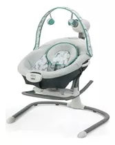 Silla Nido Duet Sway Swing Bouncer Binder 2 En 1 Color Gris