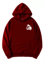 Buzo Canguro Hoddie Bordo Hombre Mujer Niño Niña Premium