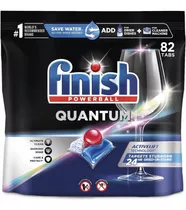 Finish Powerball Quantum Clean&shine 82 Tabletas Lavavajilla