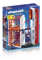 Playmobil 5361 Estación De Bomberos Con Alarma