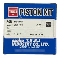 Kit Piston Yamaha Ybr 125 0,25 Mm Japon 