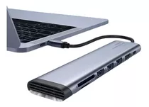 Hub Hagibis Tipo C Usb C 7 Portas Macbook, Windows C/nf