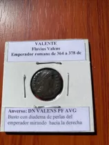Antigua Moneda Romana Del Emperador Valens #6