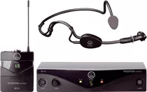 Microfone Lapela Sem Fio Akg Presenter Pt45 Sr45 Band-u2 Cor Preto