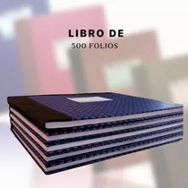 Libros Contable De Actas De 500 Folios 