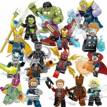 16 Unidades De Super-heróis Para Lego Avengers Infinity War