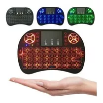 Mini Teclado Inalambrico Con Iluminacion Compatible Tv Box Smart Tv Android Ps3 Xbox Mac Bateria Recargable C/cable Usb