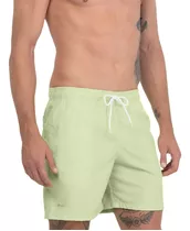 Bermuda Short Mash Liso Uv30 Verão Casual Praia Masculino