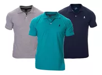 Kit 3 Camisa Polo Frete Grátis Na Compra 2 Kits