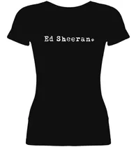 Remera Mujer Algodón Ed Sheeran Rock & Pop