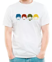 Remera The Beatles Rock Hombre Mujer Niños Modal Premium