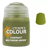 Citadel Colour Contrast Paints Militarum Green Tinta Verde