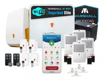 Kit Alarma Inalámbrica Marshall 3 Ip Wifi Aplicación Celular Marshall Smart Domiciliaria Hogar Casa Comercio Kit7x6