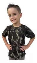 Camisa Blusa Infantil Roupa Menino Camuflada Exercito Top