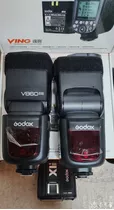 2 Godox Ving V860ii-n 2.4g Ttl Li-ion Battery Camera Flash 