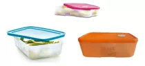 Set De 3 Und Congelar Frigofechador Tupperware 