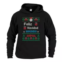 Sudadera Ugly Sweater Feliz Navidad Inmundo Animal