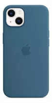 Silicon Case Con Magsafe iPhone 13 Blue Jay Original
