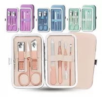 Mini Kit De Cuidado Personal X7 Piezas Manicuria Y Pedicuria