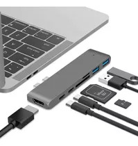 Hub Adaptador Usb-c 7 Em 2 Para Macbook Air E Pro
